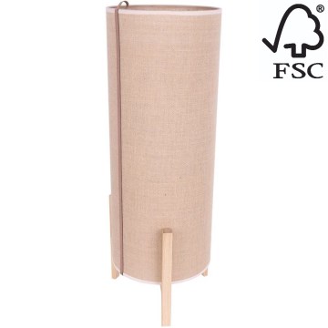 Lampada da tavolo CASIOPEA 1xE27/40W/230V 70 cm quercia – FSC certificato