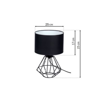 Lampada da tavolo COLIN 1xE27/60W/230V