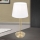 Lampada da tavolo con porta USB LUDWIG 1xE27/40W/230V 50 cm bianco/oro