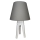 Lampada da tavolo CONE 1xE27/60W/230V bianco/grigio