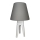 Lampada da tavolo CONE 1xE27/60W/230V bianco/grigio