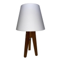 Lampada da tavolo CONE 1xE27/60W/230V rovere bianco