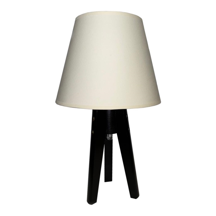 Lampada da tavolo CONE 1xE27/60W/230V wengé cremoso