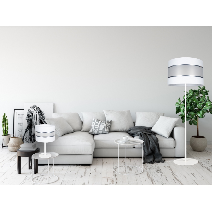 Lampada da tavolo CORAL 1xE27/60W/230V bianco