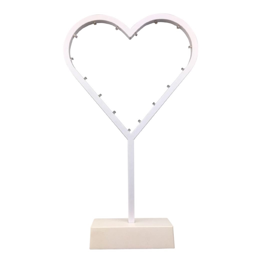 Decorativa Led 2xaa Tavolo Led Da Lampada Cuore tdChrQxs