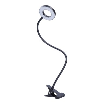 Lampada da tavolo dimmerabile a LED con morsetto LED/8W/230V 3000/4000/5000K nera