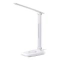 Lampada da tavolo dimmerabile a LED con ricarica wireless QI e porta USB LUMI LED/7W/230V bianca