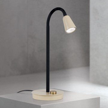 Lampada da tavolo dimmerabile e flessibile DOTTY 1xGU10/10W/230V beige/nero