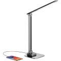 Lampada da tavolo dimmerabile LED con USB LED/7,5W/230V 3000K/4000K/5500K antracite