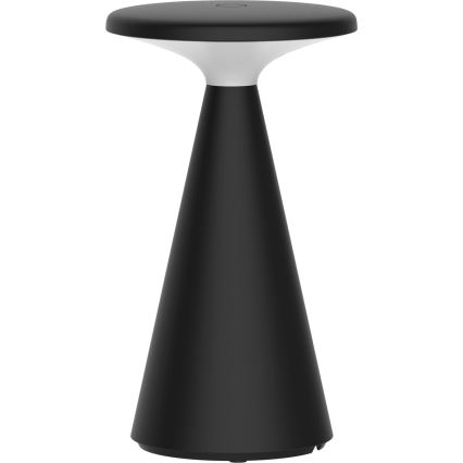 Lampada da tavolo da esterno dimmerabile a LED con touch PAROS LED/1,8W/5V USB 1800 mAh IP44 nero