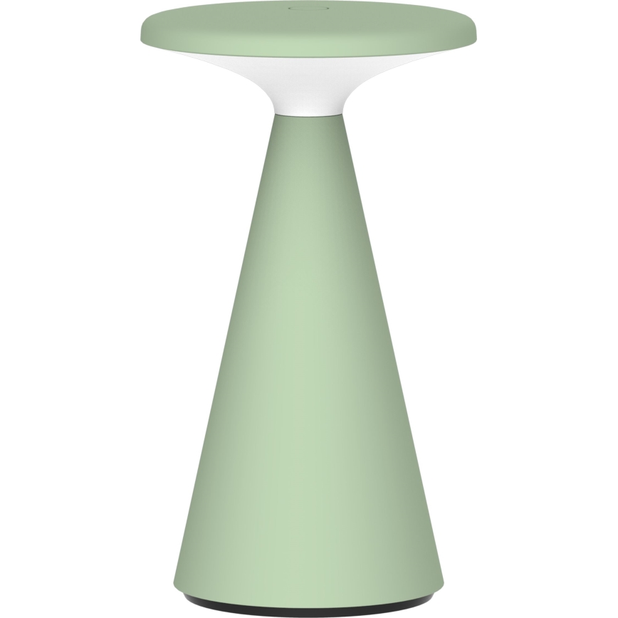 Lampada da tavolo da esterno dimmerabile a LED con touch PAROS LED/1,8W/5V USB 1800 mAh IP44 verde