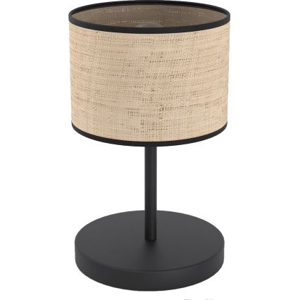 Lampada da tavolo ECO 1xE27/15W/230V beige/rattan