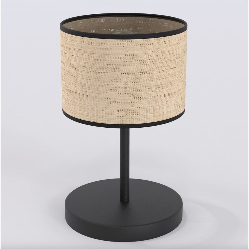 Lampada da tavolo ECO 1xE27/15W/230V beige/rattan