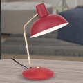 Lampada da tavolo FEDRA 1xE14/40W/230V rosso/ottone