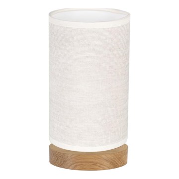 Lampada da tavolo FIRE 1xE27/25W/230V rovere/beige rovere