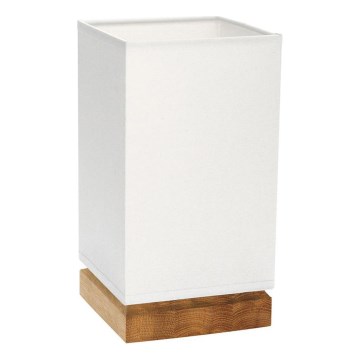 Lampada da tavolo FIRE 1xE27/25W/230V rovere/bianco rovere