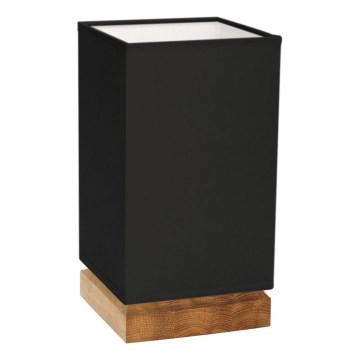 Lampada da tavolo FIRE 1xE27/25W/230V rovere/rovere nero