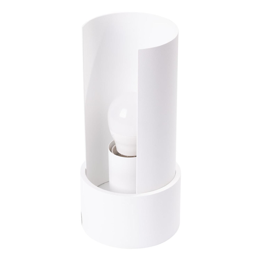 Lampada da tavolo FLASH 1xE27/15W/230V bianco
