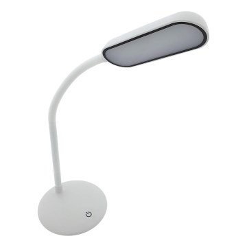 Lampada da tavolo flessibile a LED dimmerabile LED/6W/5V USB 1200 mAh bianco