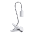 Lampada da tavolo flessibile con clip per coltivazione piante PLANTY 1xE27/30W/230V bianca