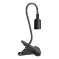 Lampada da tavolo flessibile con clip per coltivazione piante PLANTY 1xE27/30W/230V nero