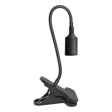 Lampada da tavolo flessibile con clip per piante in crescita PLANTY 1xE27/30W/230V nero