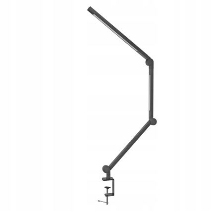 Lampada da tavolo LED dimmerabile a sfioramento, flessibile, con clip LED/12W/230V 3000/4000/6000K nera