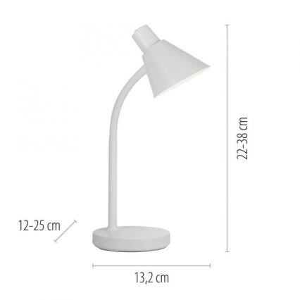 Lampada da tavolo flessibile LED PIXIE LED/4,5W/230V bianca - JUST LIGHT. 11248-16
