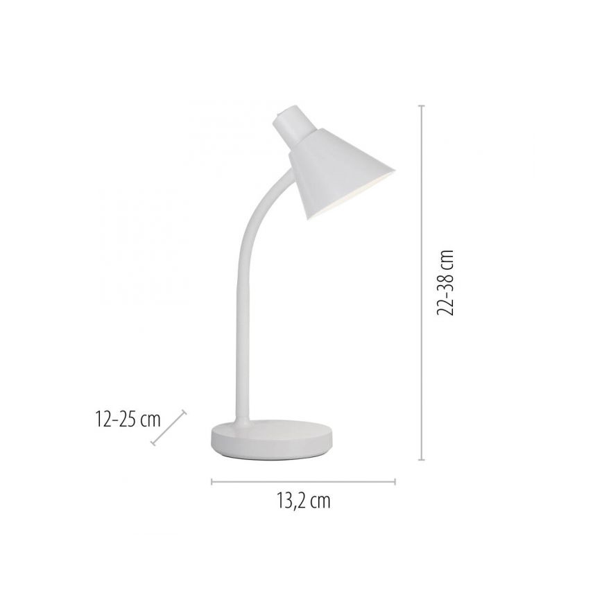 Lampada da tavolo flessibile LED PIXIE LED/4,5W/230V bianca - JUST LIGHT. 11248-16