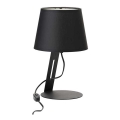 Lampada da tavolo GRACIA 1xE27/60W/230V nera