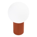 Lampada da tavolo HALO 1xG9/8W/230V diametro 12 cm arancione