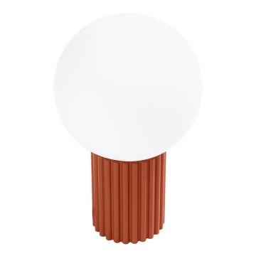 Lampada da tavolo HALO 1xG9/8W/230V diametro 12 cm arancione