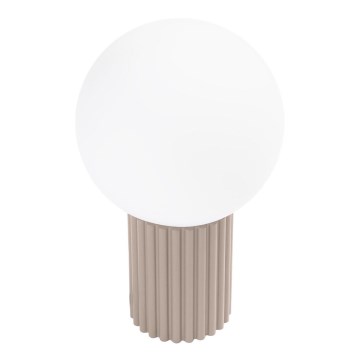 Lampada da tavolo HALO 1xG9/8W/230V diametro 12 cm beige