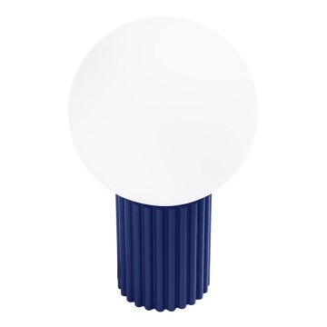 Lampada da tavolo HALO 1xG9/8W/230V diametro 12 cm blu