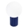 Lampada da tavolo HALO 1xG9/8W/230V diametro 12 cm blu