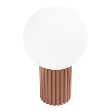 Lampada da tavolo HALO 1xG9/8W/230V diametro 12 cm marrone