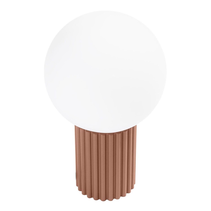 Lampada da tavolo HALO 1xG9/8W/230V diametro 12 cm marrone