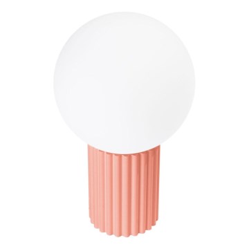 Lampada da tavolo HALO 1xG9/8W/230V diametro 12 cm rosa