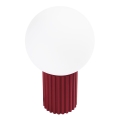 Lampada da tavolo HALO 1xG9/8W/230V diametro 12 cm rosso