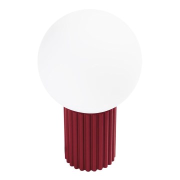 Lampada da tavolo HALO 1xG9/8W/230V diametro 12 cm rosso