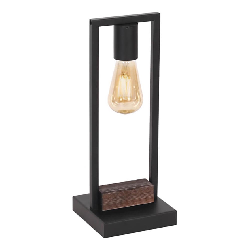 Lampada da tavolo HARD 1xE27/11W/230V legno/nero