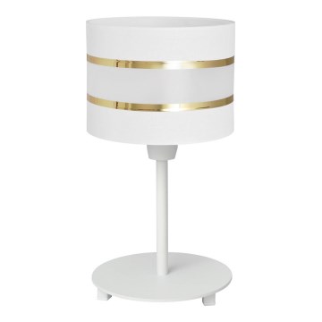 Lampada da tavolo HELEN 1xE27/15W/230V bianco/oro