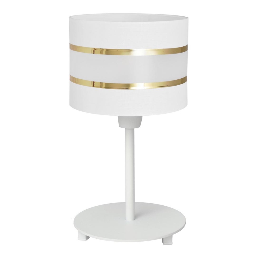 Lampada da tavolo HELEN 1xE27/15W/230V bianco/oro