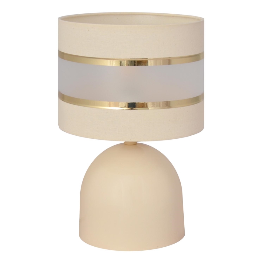 Lampada da tavolo HELEN 1xE27/15W/230V color crema/oro