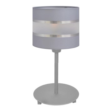 Lampada da tavolo HELEN 1xE27/15W/230V grigio/argento