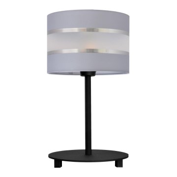 Lampada da tavolo HELEN 1xE27/15W/230V grigio/nero