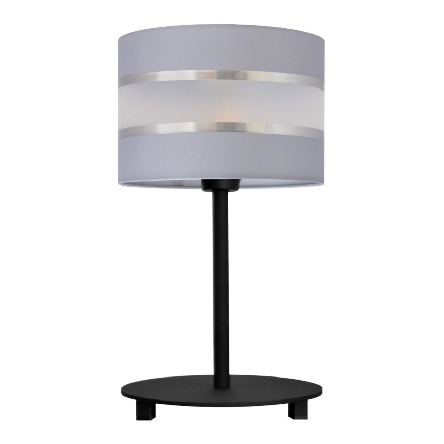 Lampada da tavolo HELEN 1xE27/15W/230V grigio/nero