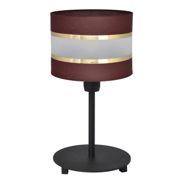 Lampada da tavolo HELEN 1xE27/15W/230V marrone/nero/oro