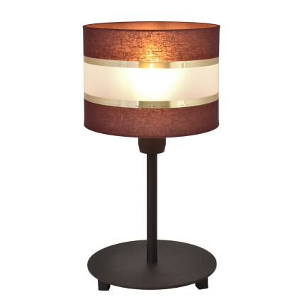 Lampada da tavolo HELEN 1xE27/15W/230V marrone/nero/oro