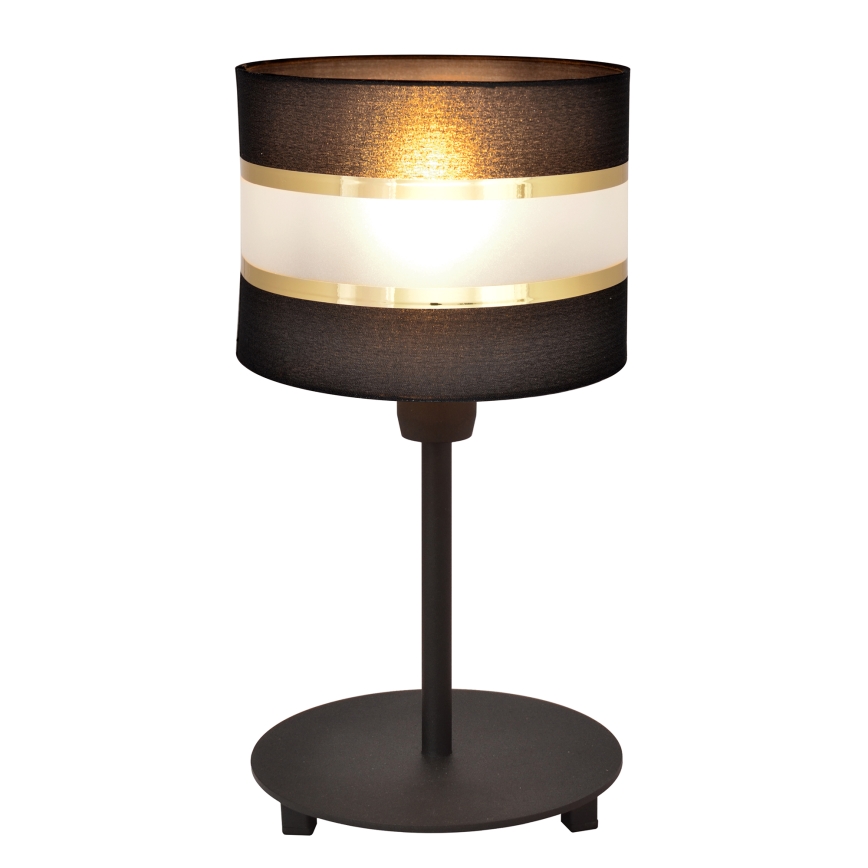 Lampada da tavolo HELEN 1xE27/15W/230V nero/oro
